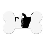 Bull Terrier T- Shirt Bull Terrier T- Shirt Dog Tag Bone (Two Sides) Front