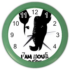 Bull Terrier T- Shirt Bull Terrier T- Shirt Color Wall Clock by EnriqueJohnson