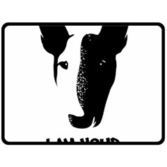 Bull Terrier T- Shirt Bull Terrier T- Shirt Two Sides Fleece Blanket (large) by EnriqueJohnson