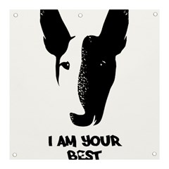 Bull Terrier T- Shirt Bull Terrier T- Shirt Banner And Sign 3  X 3  by EnriqueJohnson