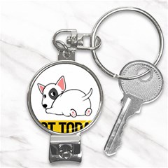 Bull Terrier T- Shirt Nope Not Today Bull Terrier 57 T- Shirt Nail Clippers Key Chain by EnriqueJohnson