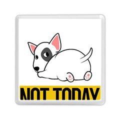 Bull Terrier T- Shirt Nope Not Today Bull Terrier 57 T- Shirt Memory Card Reader (square) by EnriqueJohnson