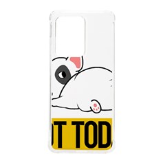 Bull Terrier T- Shirt Nope Not Today Bull Terrier 57 T- Shirt Samsung Galaxy S20 Ultra 6 9 Inch Tpu Uv Case by EnriqueJohnson