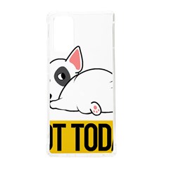 Bull Terrier T- Shirt Nope Not Today Bull Terrier 57 T- Shirt Samsung Galaxy Note 20 Tpu Uv Case by EnriqueJohnson