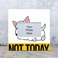 Bull Terrier T- Shirt Nope Not Today Bull Terrier 57 T- Shirt White Box Photo Frame 4  X 6  by EnriqueJohnson