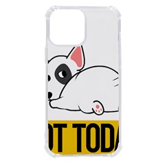 Bull Terrier T- Shirt Nope Not Today Bull Terrier 57 T- Shirt Iphone 13 Pro Max Tpu Uv Print Case by EnriqueJohnson