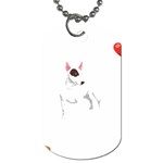 Bull Terrier T- Shirt Steal Your Heart Bull Terrier 01 T- Shirt Dog Tag (Two Sides) Front