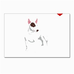 Bull Terrier T- Shirt Steal Your Heart Bull Terrier 01 T- Shirt Postcard 4 x 6  (pkg Of 10) by EnriqueJohnson