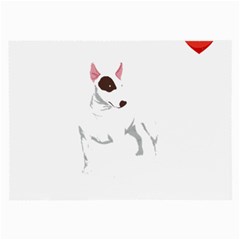 Bull Terrier T- Shirt Steal Your Heart Bull Terrier 01 T- Shirt Large Glasses Cloth (2 Sides) by EnriqueJohnson