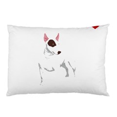 Bull Terrier T- Shirt Steal Your Heart Bull Terrier 01 T- Shirt Pillow Case by EnriqueJohnson