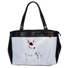 Bull Terrier T- Shirt Steal Your Heart Bull Terrier 01 T- Shirt Oversize Office Handbag by EnriqueJohnson