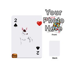 Bull Terrier T- Shirt Steal Your Heart Bull Terrier 01 T- Shirt Playing Cards 54 Designs (mini) by EnriqueJohnson