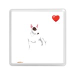 Bull Terrier T- Shirt Steal Your Heart Bull Terrier 01 T- Shirt Memory Card Reader (Square) Front