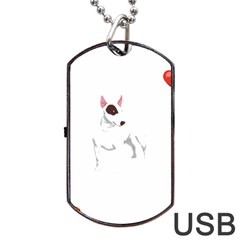 Bull Terrier T- Shirt Steal Your Heart Bull Terrier 01 T- Shirt Dog Tag Usb Flash (two Sides) by EnriqueJohnson