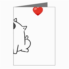 Bull Terrier T- Shirt Steal Your Heart Bull Terrier 08 T- Shirt Greeting Cards (pkg Of 8) by EnriqueJohnson