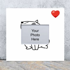 Bull Terrier T- Shirt Steal Your Heart Bull Terrier 08 T- Shirt White Wall Photo Frame 5  X 7  by EnriqueJohnson