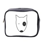 Bull Terrier T- Shirt White Look Calm Bull Terrier 18 T- Shirt (1) Mini Toiletries Bag (Two Sides) Front