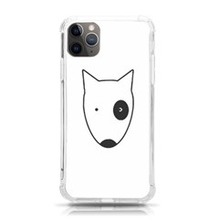 Bull Terrier T- Shirt White Look Calm Bull Terrier 18 T- Shirt (1) Iphone 11 Pro Max 6 5 Inch Tpu Uv Print Case by EnriqueJohnson