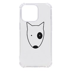 Bull Terrier T- Shirt White Look Calm Bull Terrier 18 T- Shirt (1) Iphone 13 Pro Tpu Uv Print Case by EnriqueJohnson