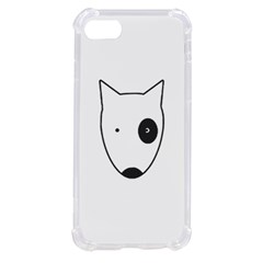 Bull Terrier T- Shirt White Look Calm Bull Terrier 18 T- Shirt (1) Iphone Se by EnriqueJohnson