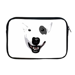 Bull Terrier T- Shirt White Look Calm Bull Terrier 23 T- Shirt Apple Macbook Pro 17  Zipper Case