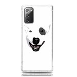 Bull Terrier T- Shirt White Look Calm Bull Terrier 23 T- Shirt Samsung Galaxy Note 20 TPU UV Case Front