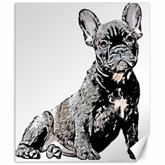 Bulldog T- Shirt French Bulldog Pop Art Dog Owner Gift T- Shirt Canvas 20  X 24  by EnriqueJohnson