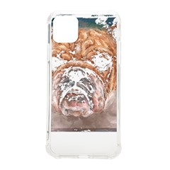 Bulldog T- Shirt Painting Of A Bulldog With Angry Face T- Shirt Iphone 11 Pro Max 6 5 Inch Tpu Uv Print Case by EnriqueJohnson