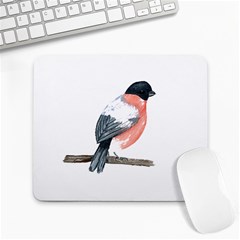 Bullfinch T- Shirt White Look Calm Bullfinch 21 T- Shirt Large Mousepad by EnriqueJohnson