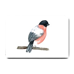 Bullfinch T- Shirt White Look Calm Bullfinch 21 T- Shirt Small Doormat by EnriqueJohnson