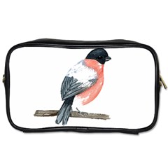 Bullfinch T- Shirt White Look Calm Bullfinch 21 T- Shirt Toiletries Bag (two Sides) by EnriqueJohnson