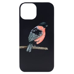 Bullfinch T- Shirt White Look Calm Bullfinch 21 T- Shirt Iphone 14 Black Uv Print Case by EnriqueJohnson