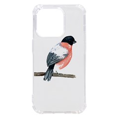 Bullfinch T- Shirt White Look Calm Bullfinch 21 T- Shirt Iphone 14 Pro Tpu Uv Print Case by EnriqueJohnson