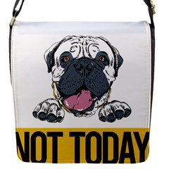 Bullmastiff T- Shirt Nope Not Today Bullmastiff 04 T- Shirt Flap Closure Messenger Bag (s) by EnriqueJohnson