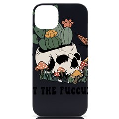 What The Fucculent T- Shirt What The Fucculent T- Shirt Iphone 14 Plus Black Uv Print Case by ZUXUMI