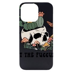 What The Fucculent T- Shirt What The Fucculent T- Shirt Iphone 14 Pro Max Black Uv Print Case by ZUXUMI