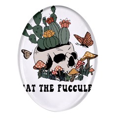 What The Fucculent T- Shirt What The Fucculent T- Shirt Oval Glass Fridge Magnet (4 Pack)