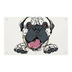 Bullmastiff T- Shirt Nope Not Today Bullmastiff 04 T- Shirt Banner And Sign 5  X 3  by EnriqueJohnson