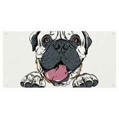 Bullmastiff T- Shirt Nope Not Today Bullmastiff 04 T- Shirt Banner And Sign 8  X 4  by EnriqueJohnson