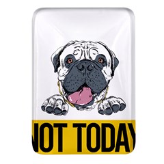 Bullmastiff T- Shirt Nope Not Today Bullmastiff 04 T- Shirt Rectangular Glass Fridge Magnet (4 Pack) by EnriqueJohnson