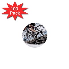 When The World Becomes Too Much Mount T- Shirt When The World Becomes T O O M U C H, Mount A Bike! T 1  Mini Buttons (100 Pack)  by ZUXUMI