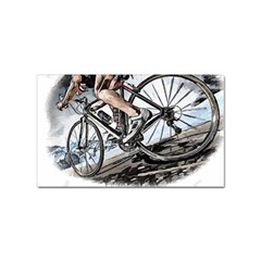 When The World Becomes Too Much Mount T- Shirt When The World Becomes T O O M U C H, Mount A Bike! T Sticker Rectangular (100 Pack) by ZUXUMI