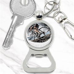 When The World Becomes Too Much Mount T- Shirt When The World Becomes T O O M U C H, Mount A Bike! T Bottle Opener Key Chain by ZUXUMI