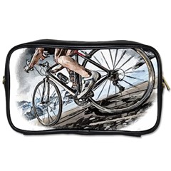 When The World Becomes Too Much Mount T- Shirt When The World Becomes T O O M U C H, Mount A Bike! T Toiletries Bag (two Sides) by ZUXUMI