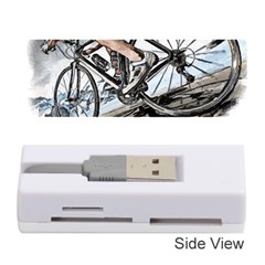 When The World Becomes Too Much Mount T- Shirt When The World Becomes T O O M U C H, Mount A Bike! T Memory Card Reader (stick) by ZUXUMI