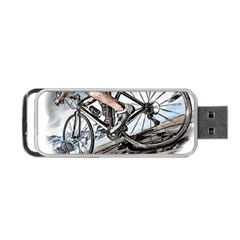 When The World Becomes Too Much Mount T- Shirt When The World Becomes T O O M U C H, Mount A Bike! T Portable Usb Flash (two Sides) by ZUXUMI