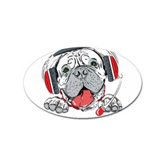 Bullmastiff T- Shirt Nope Not Today Bullmastiff 05 T- Shirt Sticker Oval (10 Pack)