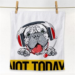 Bullmastiff T- Shirt Nope Not Today Bullmastiff 05 T- Shirt Face Towel by EnriqueJohnson