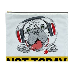 Bullmastiff T- Shirt Nope Not Today Bullmastiff 05 T- Shirt Cosmetic Bag (xl) by EnriqueJohnson