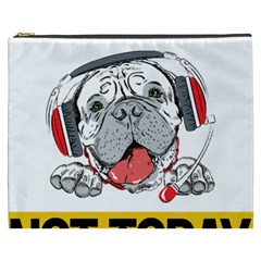 Bullmastiff T- Shirt Nope Not Today Bullmastiff 05 T- Shirt Cosmetic Bag (xxxl) by EnriqueJohnson